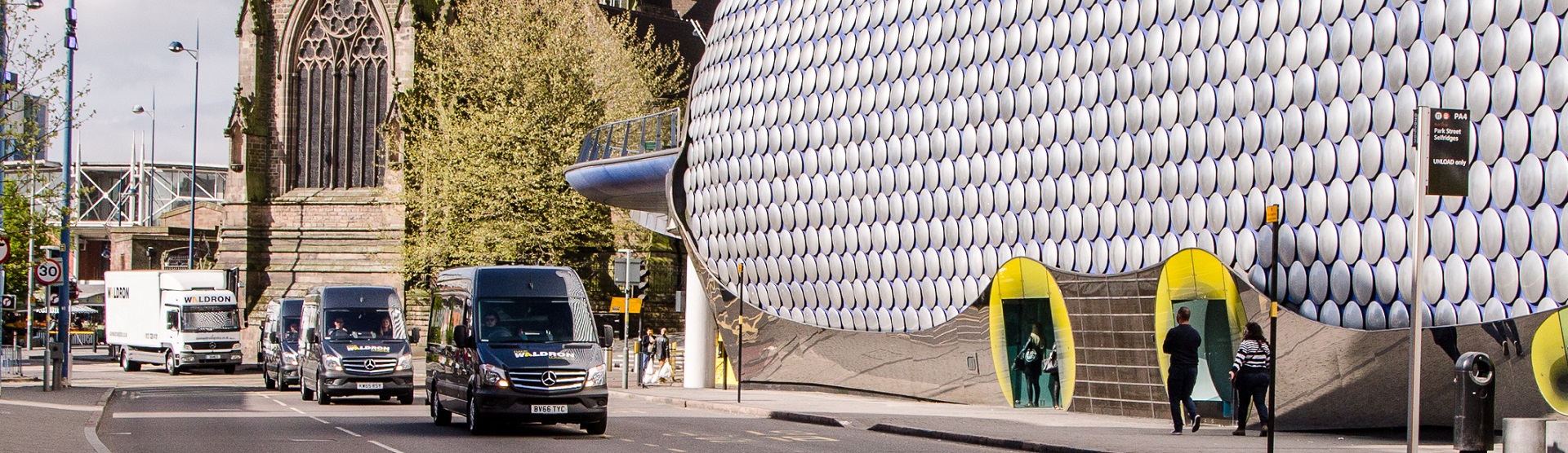 dane waldron team delivering to birmingham